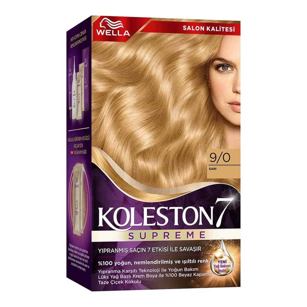 Wella Koleston صبغة شعر ويلا كولستون سوبريم 9/0 أشقر - 2