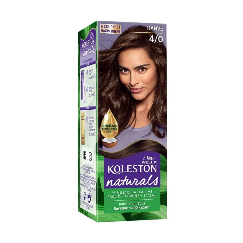 Wella Koleston صبغة شعر ويلا كولستون ناتشورالز 4/0 بني - 2