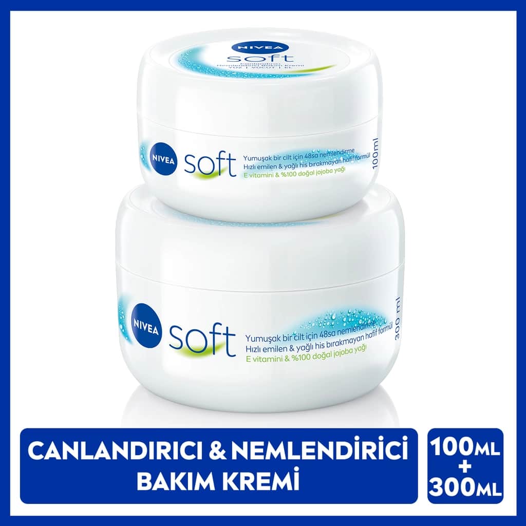 NIVEA كريم نيفيا سوفت، عبوتان - 1