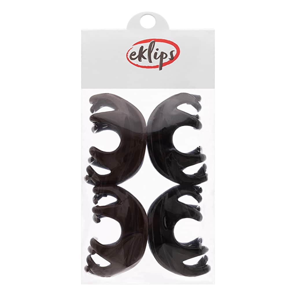 إكليبس مشبك قفل أسود بني 4 قطع Eklips - 5