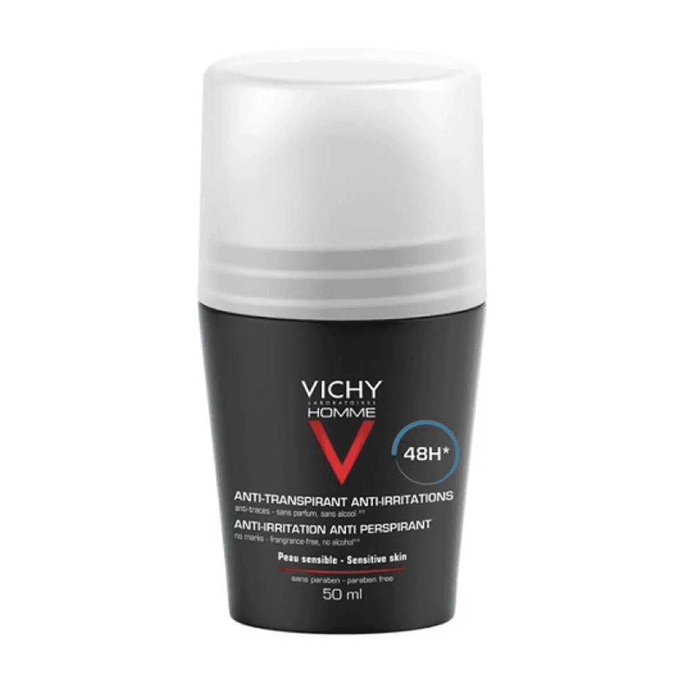 Vichy مزيل عرق رول ان 48 ساعة مضاد للتعرق للرجال من فيتشي 50 مل - 1