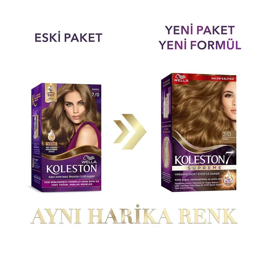 Wella Koleston صبغة شعر ويلا كولستون سوبريم 7/0 أشقر - 3