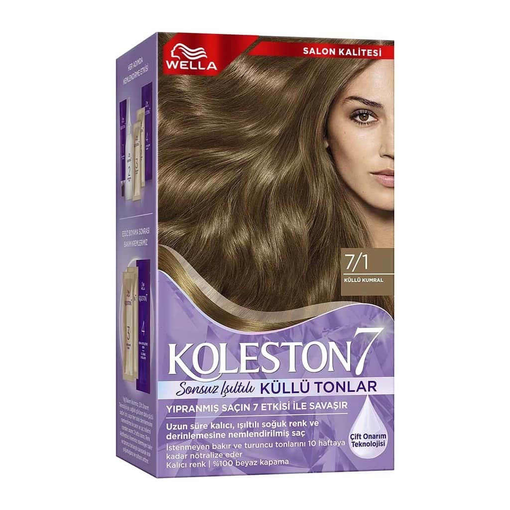 Wella Koleston صبغة شعر ويلا كولستون سوبريم ٧/١ أشقر رمادي (درجات رمادية لامعة لا نهائية) - 2