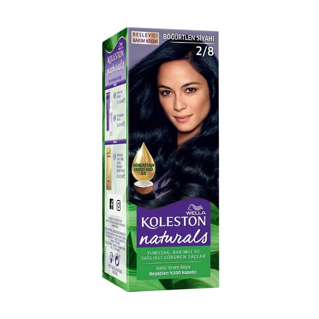Wella Koleston صبغة شعر ويلا كولستون ناتشورالز 2/8 توت أسود - 2