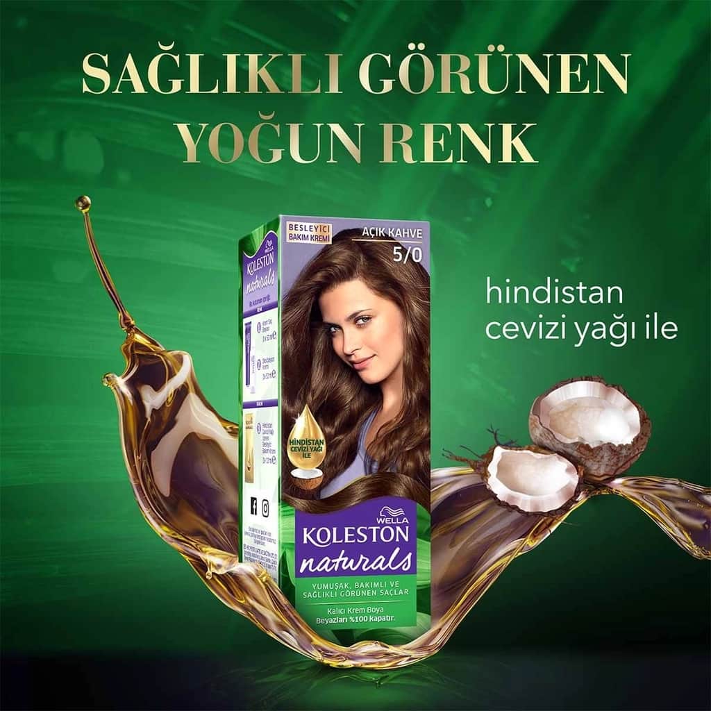 Wella Koleston صبغة شعر ويلا كولستون ناتشورالز 5/0 بني فاتح - 6