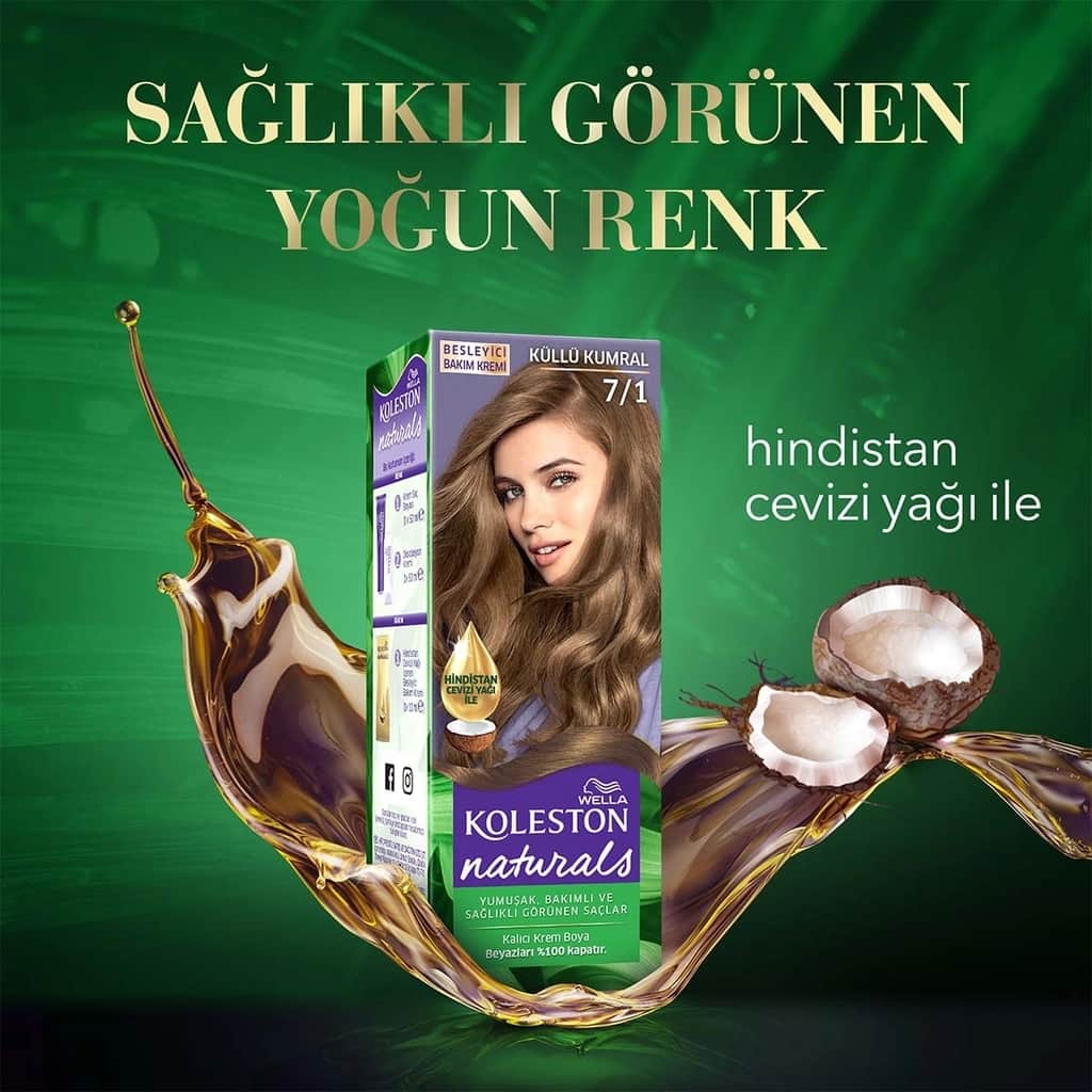 Wella Koleston صبغة شعر ويلا كولستون ناتشورالز ٧/١ أشقر رمادي - 6