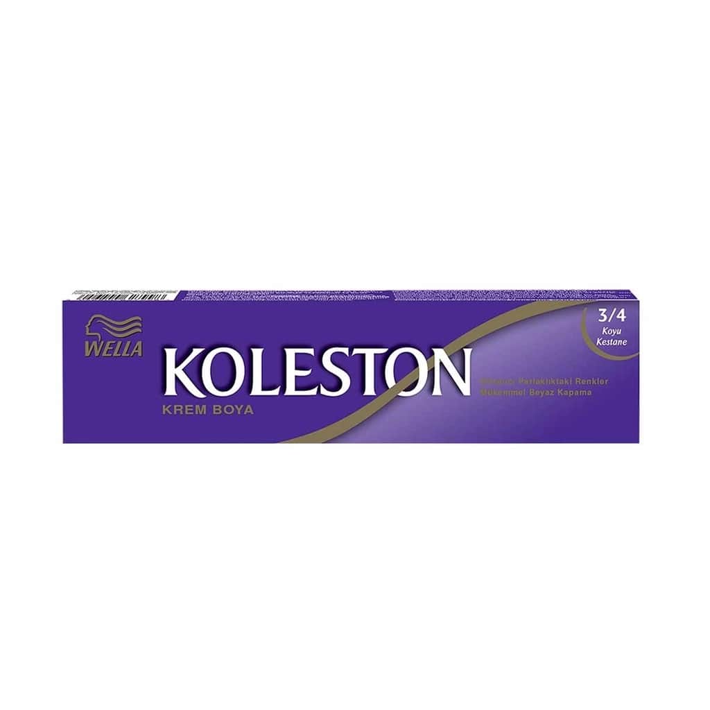 Wella Koleston صبغة ويلا كولستون أحادية الأنبوب 3/4 كستنائي غامق - 2