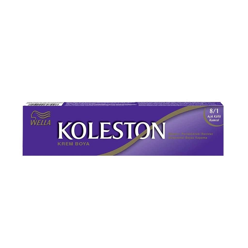 Wella Koleston صبغة ويلا كولستون أحادية الأنبوب 8/1 أشقر رمادي فاتح - 2