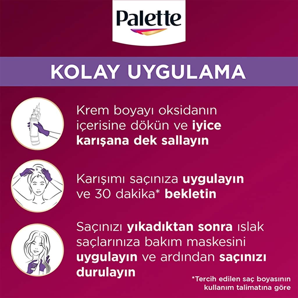 Palette صبغة شعر باليت ديلوكس 10-1 أشقر فاتح رمادي مع لمعان وعناية - 6