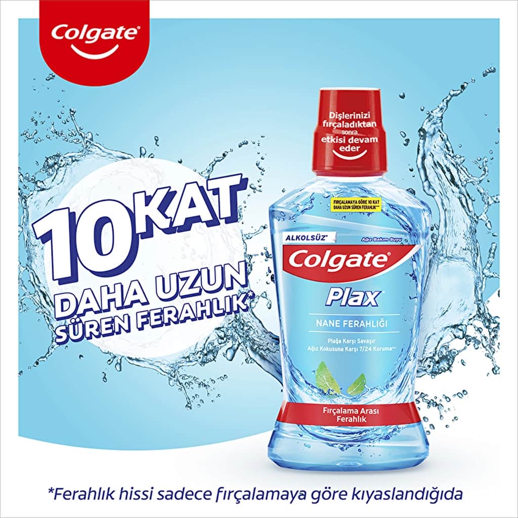 Colgate غسول الفم كولجيت بنكهة النعناع المنعش 500 مل - 4