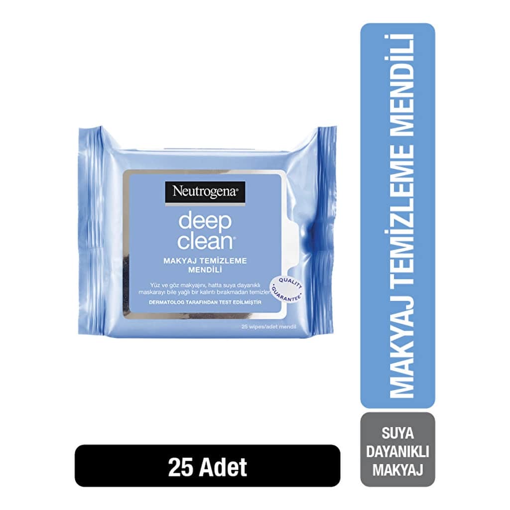 Neutrogena مناديل إزالة المكياج من نيوتروجينا تنظيف عميق 24 قطعة - 1