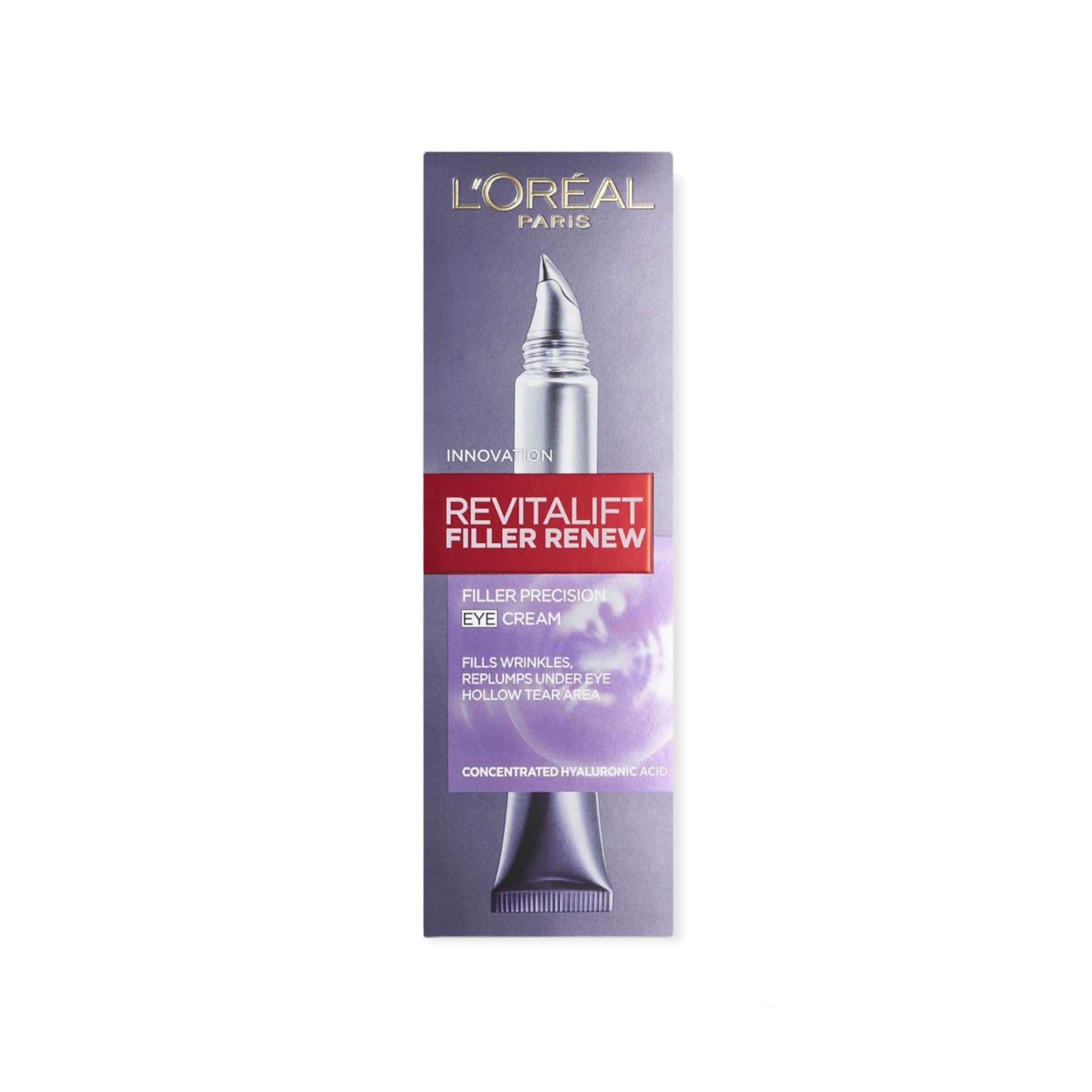 L'Oreal Paris كريم عين مضاد للشيخوخة مع حمض الهيالورونيك من لوريال 15 مل - 1