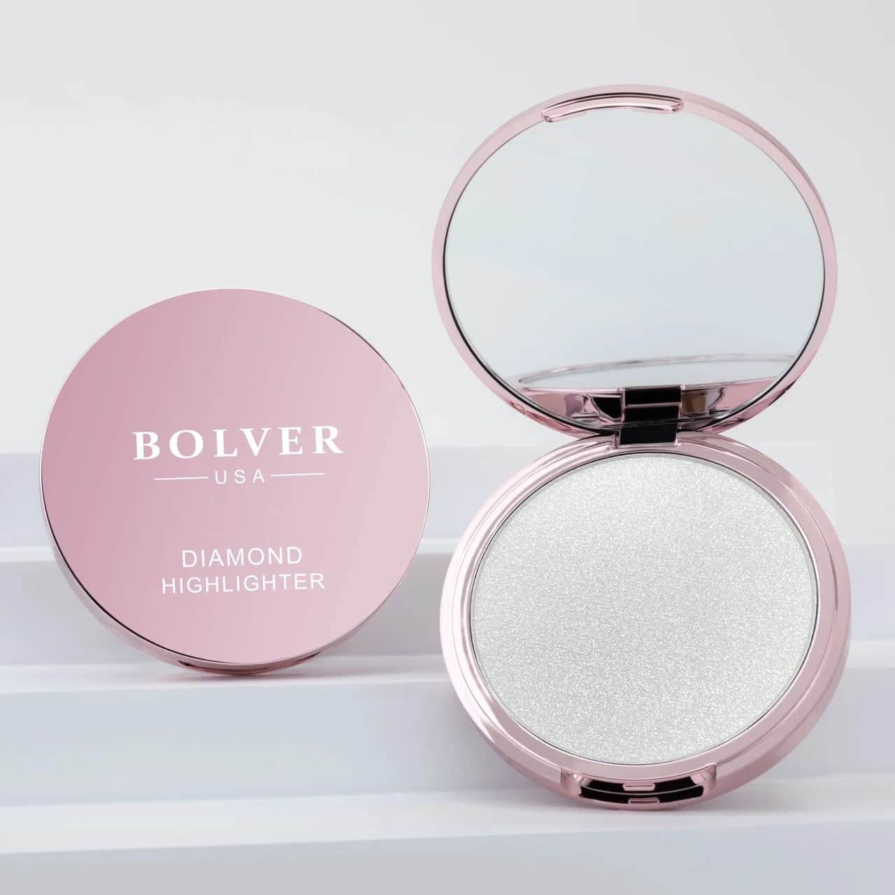 Bolver هايلايتر اضاءة دايموند لون فضي من بولفير - 3