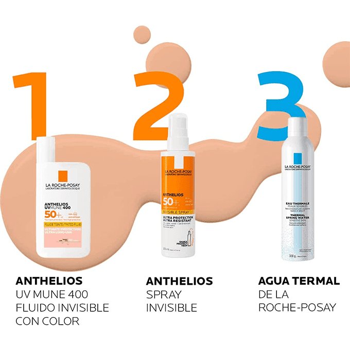 سائل واقي شمس أنثيليوس يو فيمون SPF 50+ 50 مل ملون من لا روش بوزي La Roche-Posay - 3