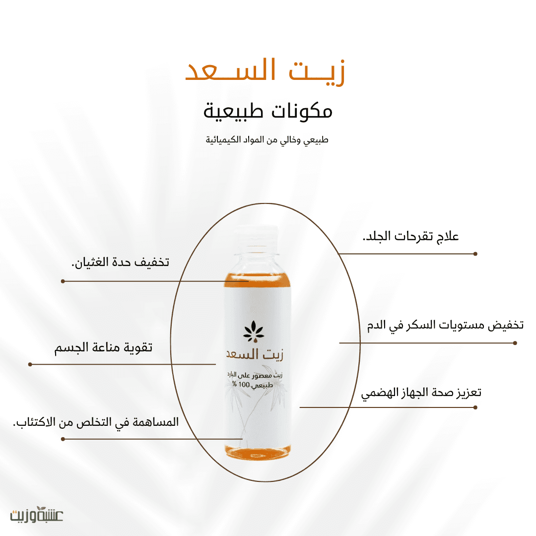 زيت سعد 113 مل من هيرب آند أويل Herb and Oil - 3