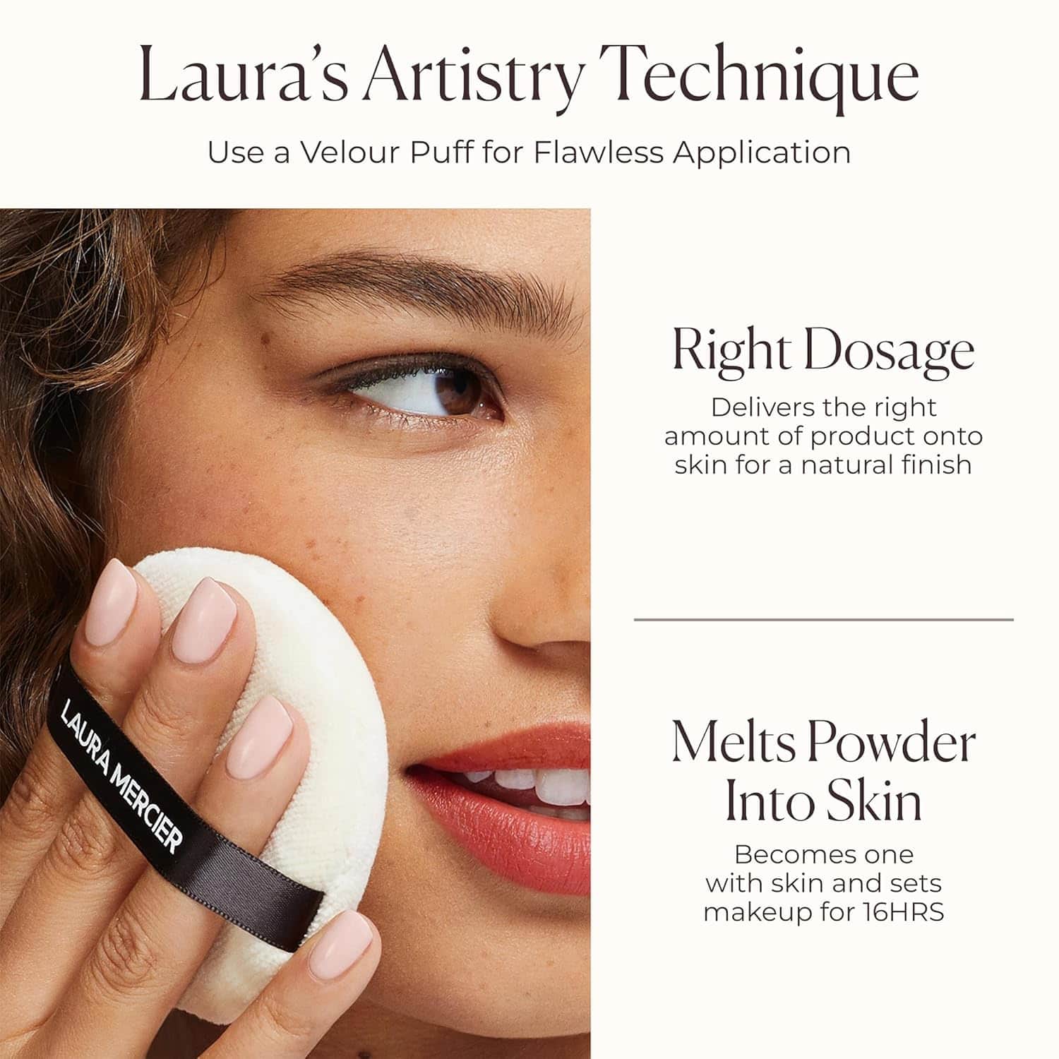 Laura Mercier بودرة تثبيت سائبة شفافة من لورا ميرسييه - 4