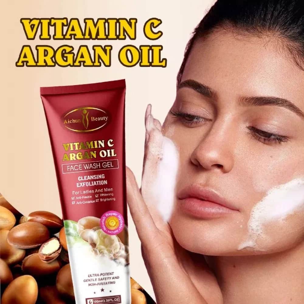 Aichun Beauty غسول الوجه بالأرجان وفيتامين سي  من ايتشن بيوتي 100 مل - 2