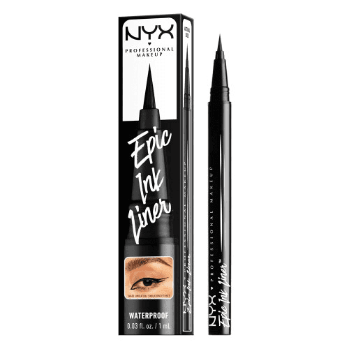 NYX قلم تحديد العيون الاحترافي نيكس إيبك إنك لاينر أسود - 1