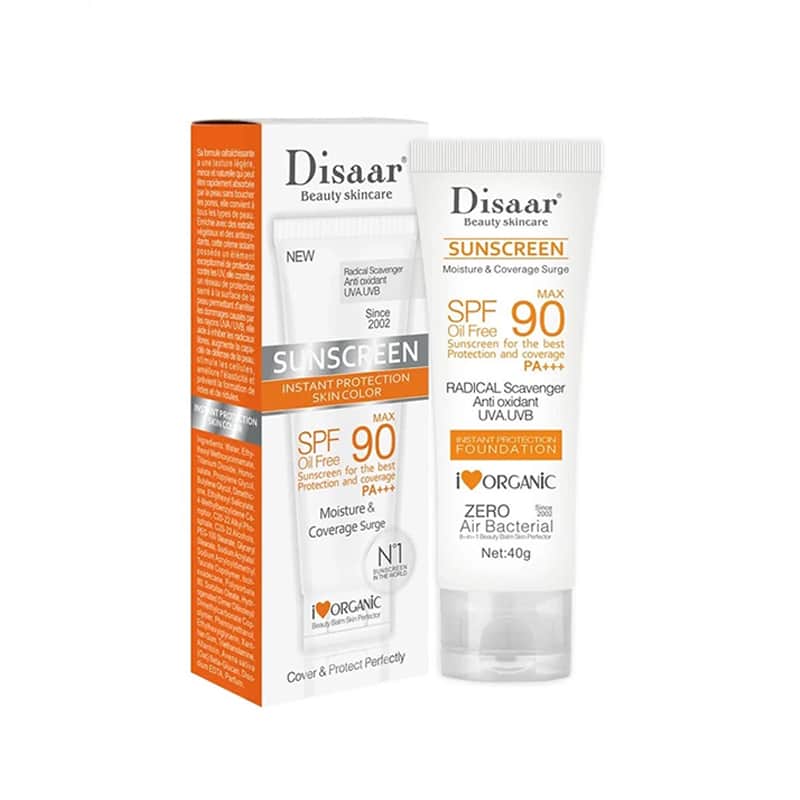 Disaar كريم مرطب وواقي شمس بمعامل (SPF90+++) من ديسار 40 جرام - 1