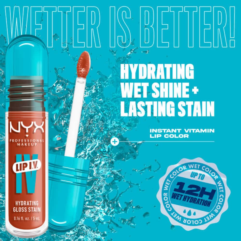 NYX ملمع شفاه ليب ايف من نييكس بروفيشنال ميك اب، لون وردي - 4