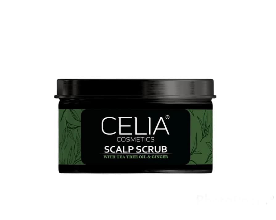 Celia مقشر لفروة الرأس بزيت شجرة الشاي والزنجبيل من سيليا 300 جرام - 1