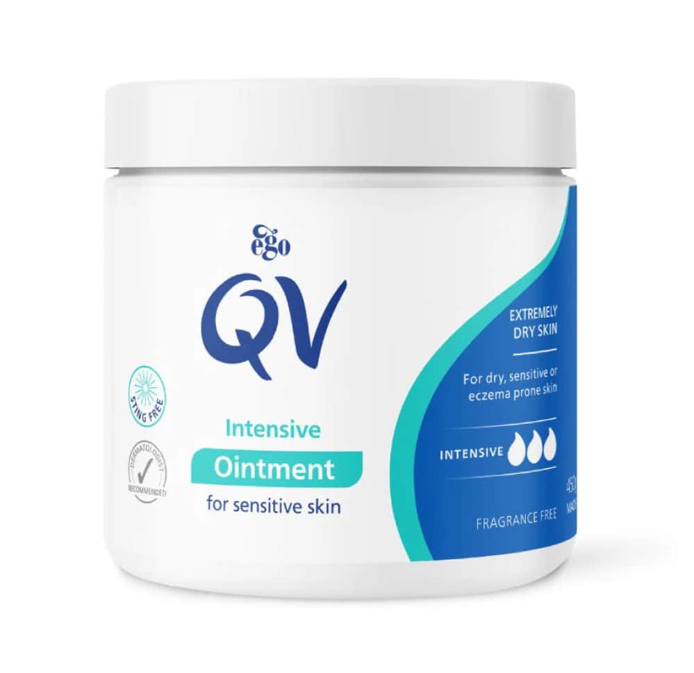 QV مرهم مكثف للبشرة الحساسة المعرضة للأكزيما كيو في 450 جرام - 1