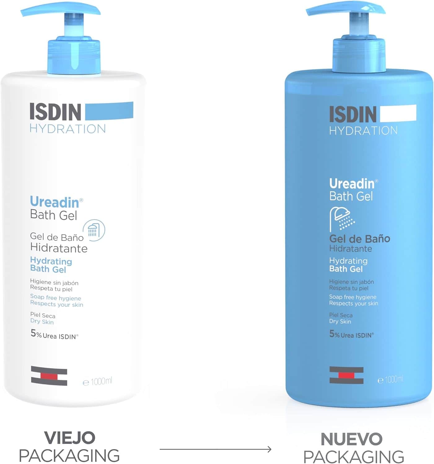 ISDIN سائل استحمام المرطب باليوريا 5% من ايسدين 400 مل - 2