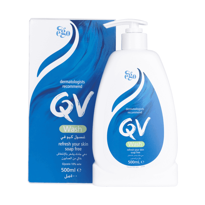 QV غسول البشرة من كيوفي 500 مل - 1