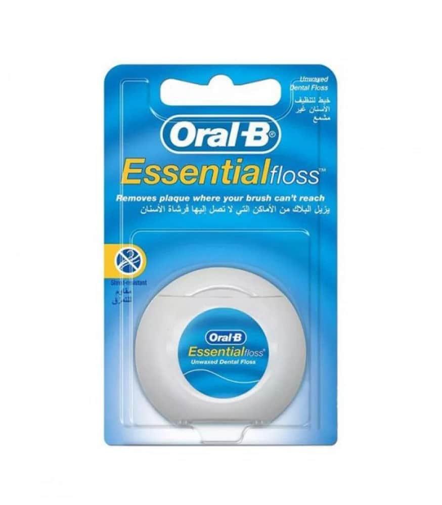 Oral-B خيط تنظيف الأسنان أورال-بي إسينشال فلوس 50 متر - 1