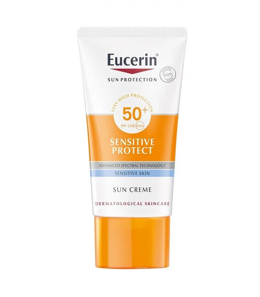 Eucerin كريم الحماية من الشمس للبشرة الحساسة SPF 50+ من يوسرين 50 مل - 3