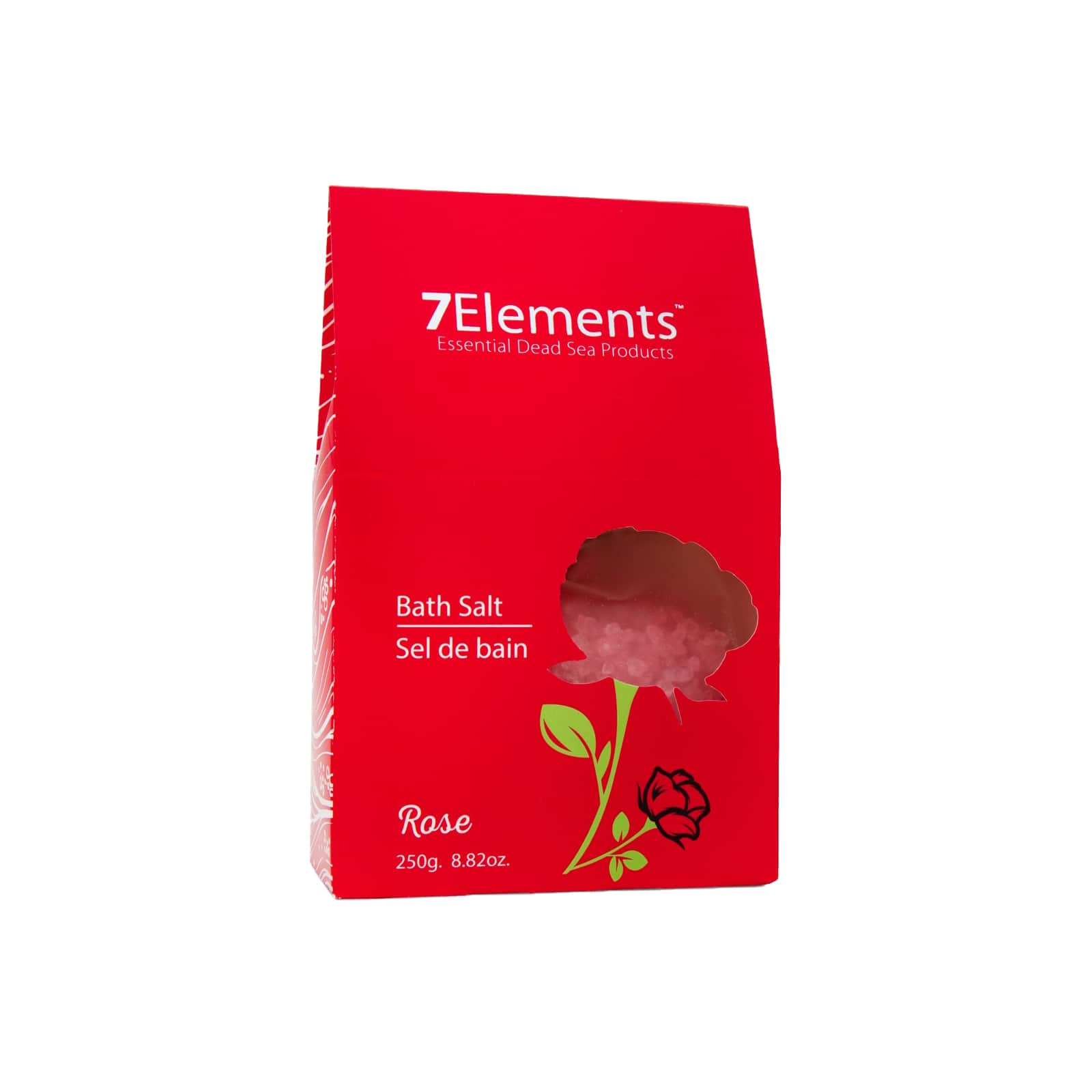 7 Elements ملح البحر الميت للاستحمام برائحة الورد من 7 إليمنتس 250 جرام - 2