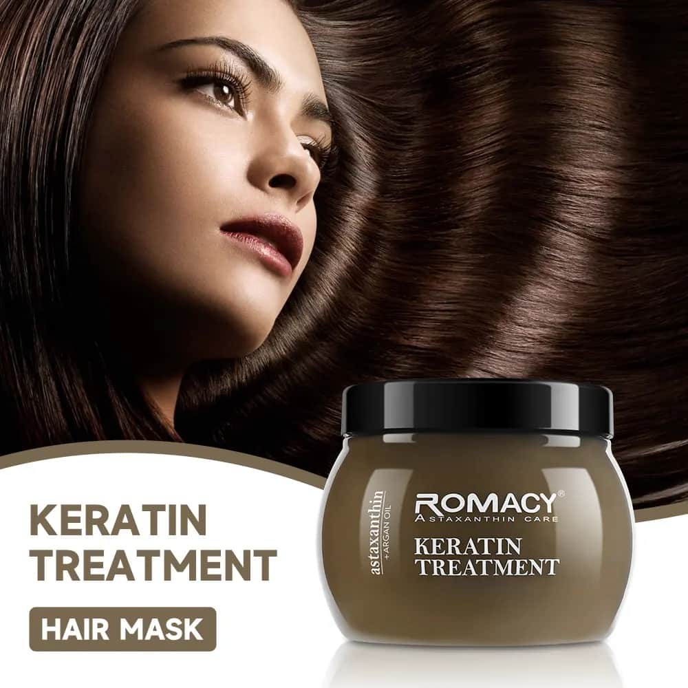 ROMACY ماسك علاجي بالكيراتين بزيت الأرجان المعزز بالأستازانتين من روماسي – 500 مل - 6