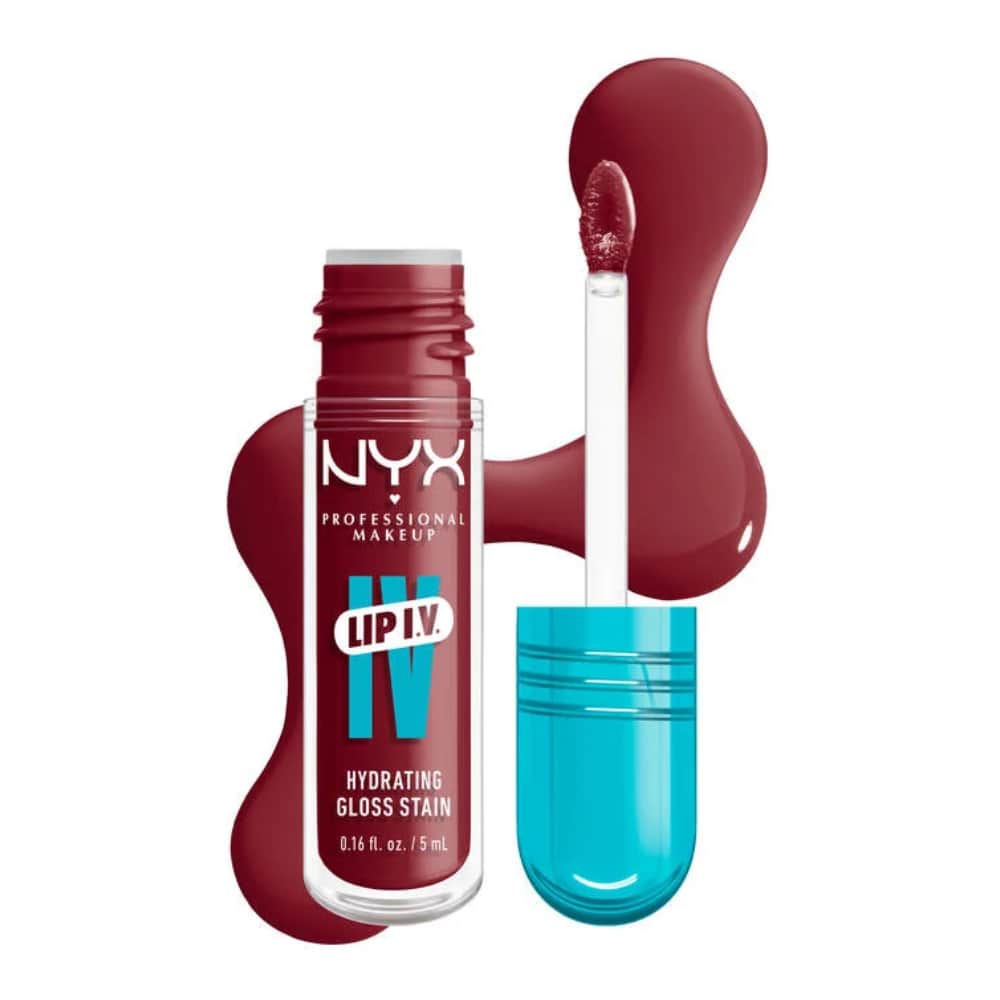 NYX أحمر خدود نيكس بروفيشنال ميك أب ليب آي في ملمع شفاه تينت ريدي - 1