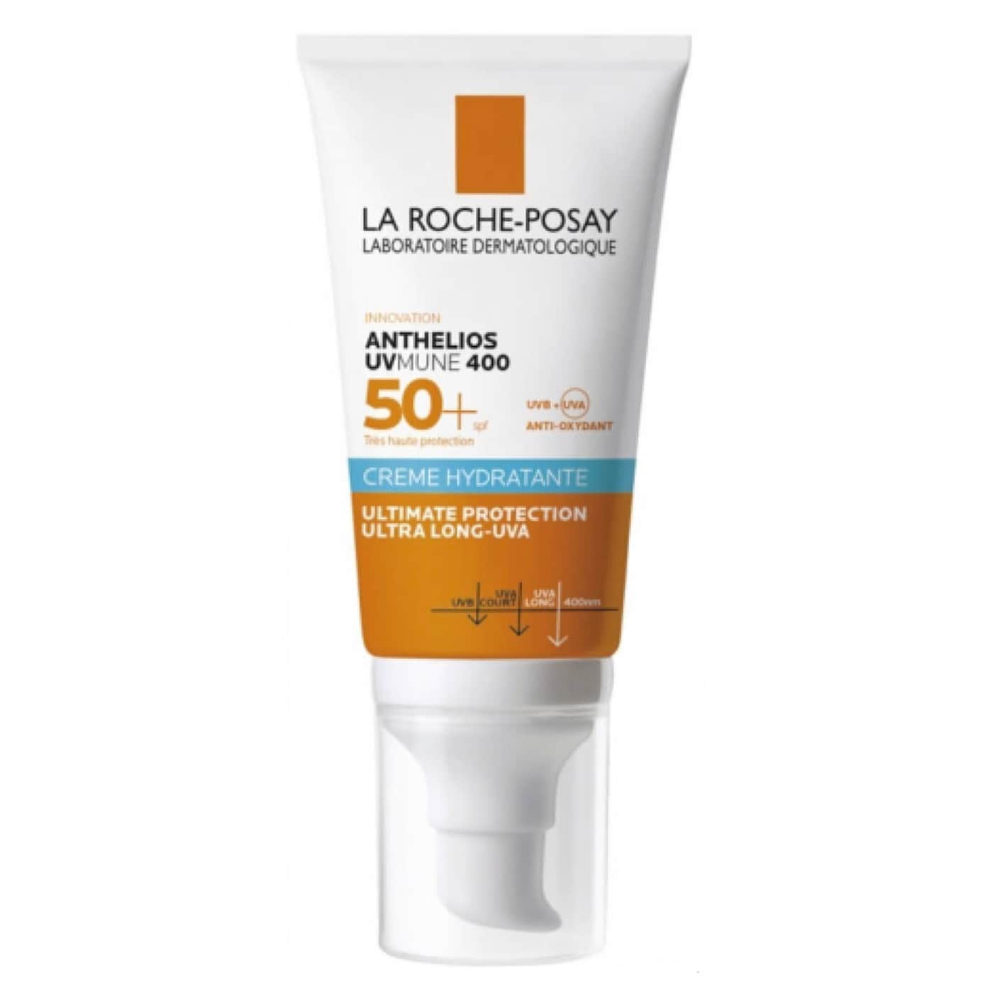 La Roche-Posay واقي الشمس المرطب أنثيليوس أوفميون من لا روش بوزيه بعامل حماية 50+، 50 مل - 1