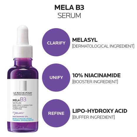 La Roche-Posay سيروم لاروش بوساي ميلا بي 3 المضاد للبقع الداكنة 30 مل - 2