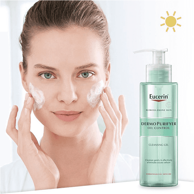 Eucerin جل منظف لتنقية البشرة من الدهون من يوسرين 200 مل - 2