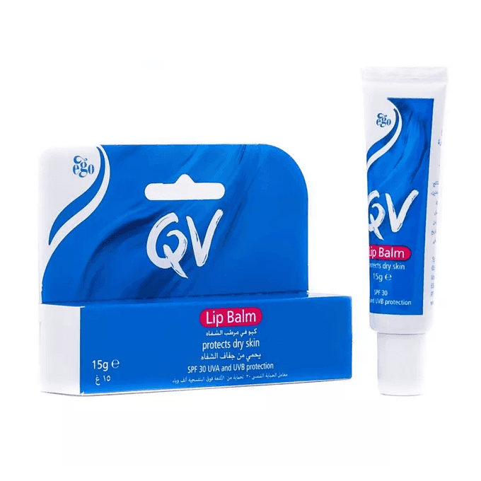 QV جل كريم  مرطب الشفاه من كيوفي- 15 جرام - 1