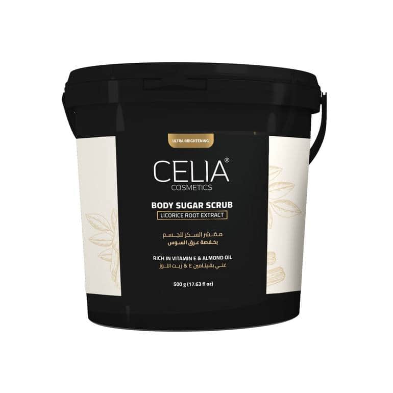 Celia مقشر سكر زيتي بخلاصة عرق السوس للجسم من سيليا 600 جرام - 1