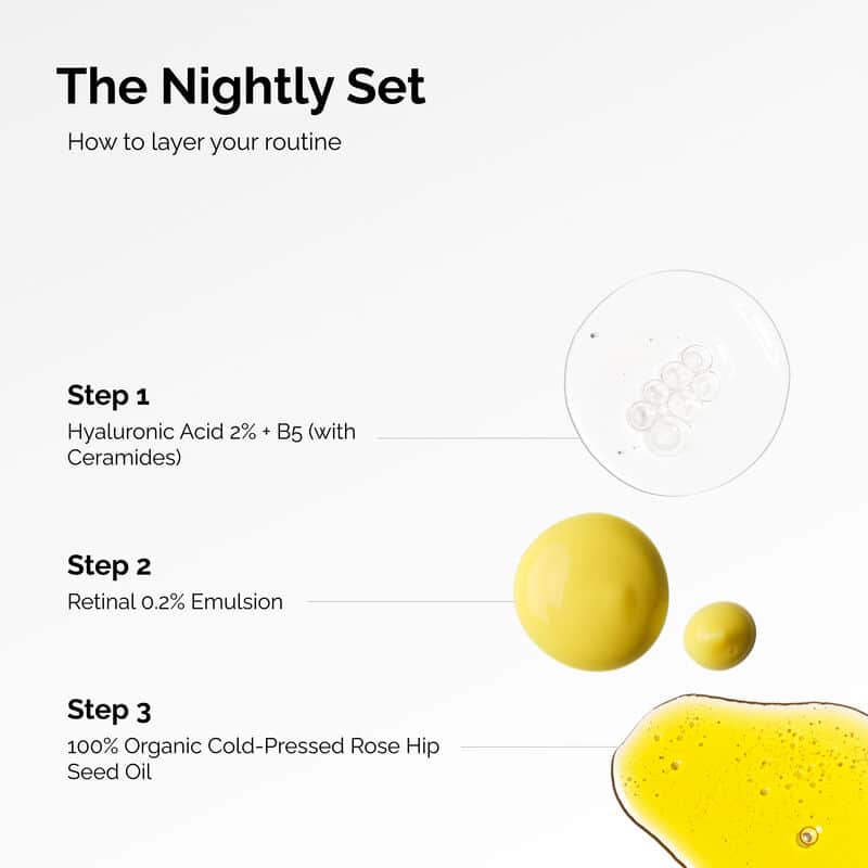 The Ordinary المجموعة الليلية لترطيب البشرة وتفتيحها واستهداف علامات الشيخوخة من ذا اورديناري - 4