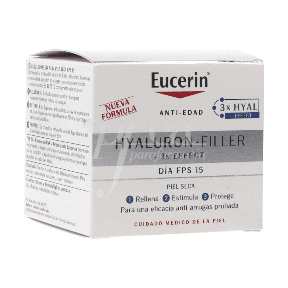 Eucerin كريم نهاري مضاد للشيخوخة بعامل حماية 15 للبشرة الجافة من يوسرين 50 مل - 3