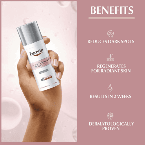 Eucerin كريم ليلي إيفين بيجمنت بيرفيكتور من يوسرين 50مل - 4