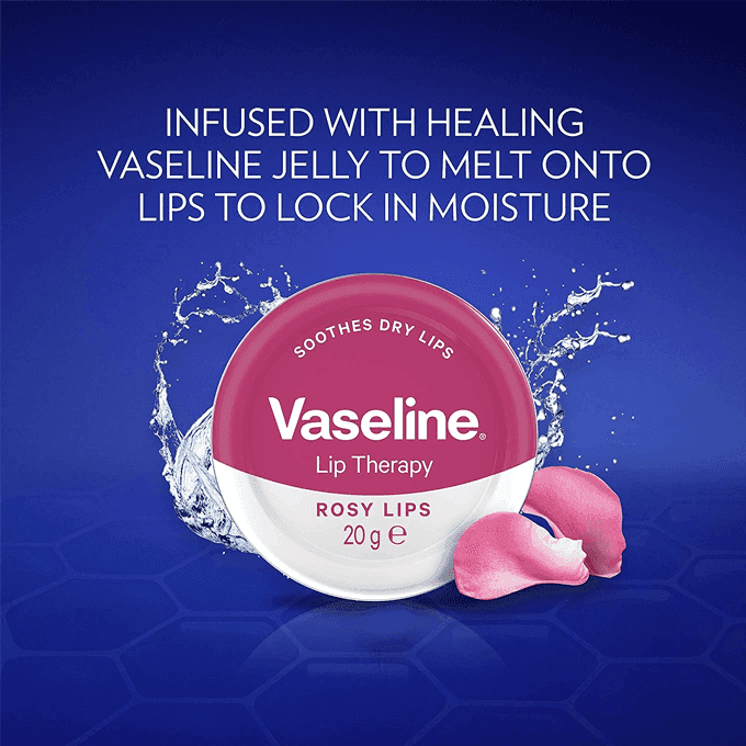 Vaseline مرطب شفاه الوردي من فازلين - 3