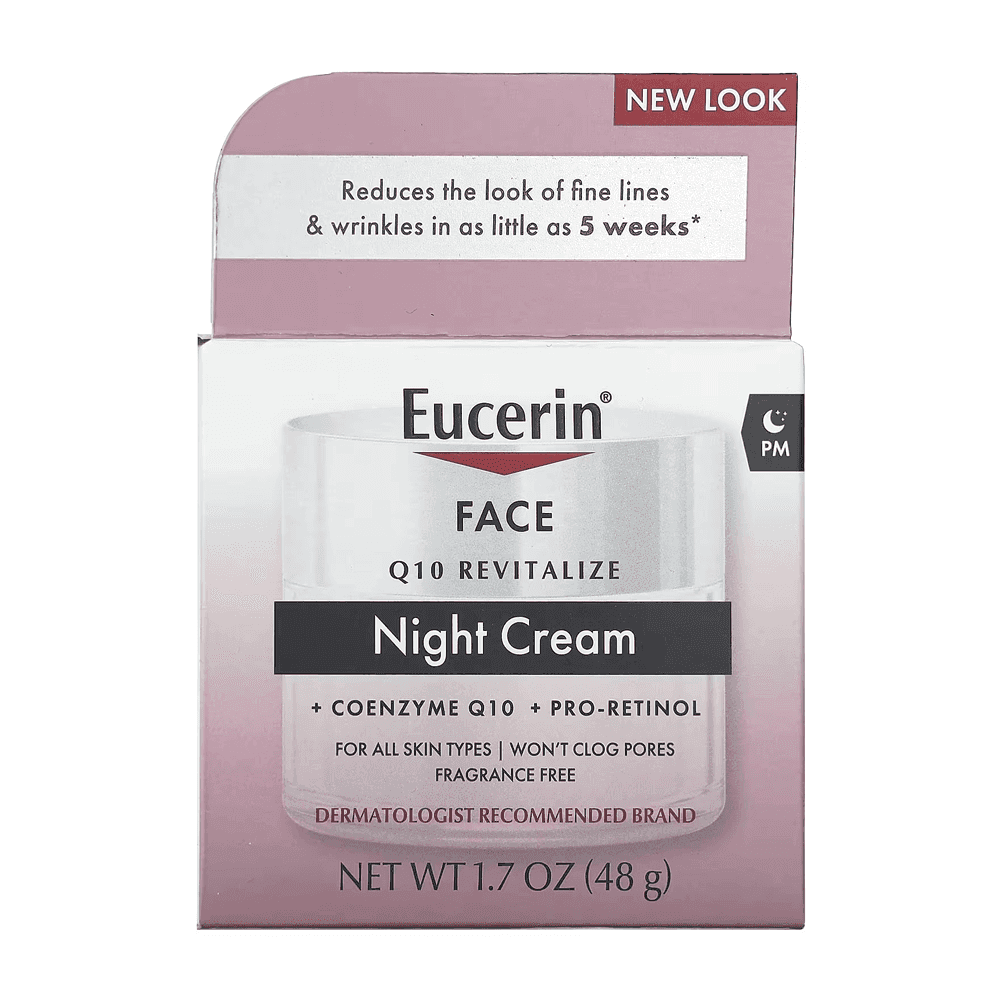 كريم الوجه الليلي بتركيبة Q10 المضاد للتجاعيد + برو ريتينول من يوسرين 48 جم Eucerin - 3