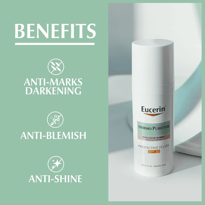 Eucerin سائل مرطب مضاد للتصبغ مع واقي شمس +30 من يوسرين 50 مل - 2