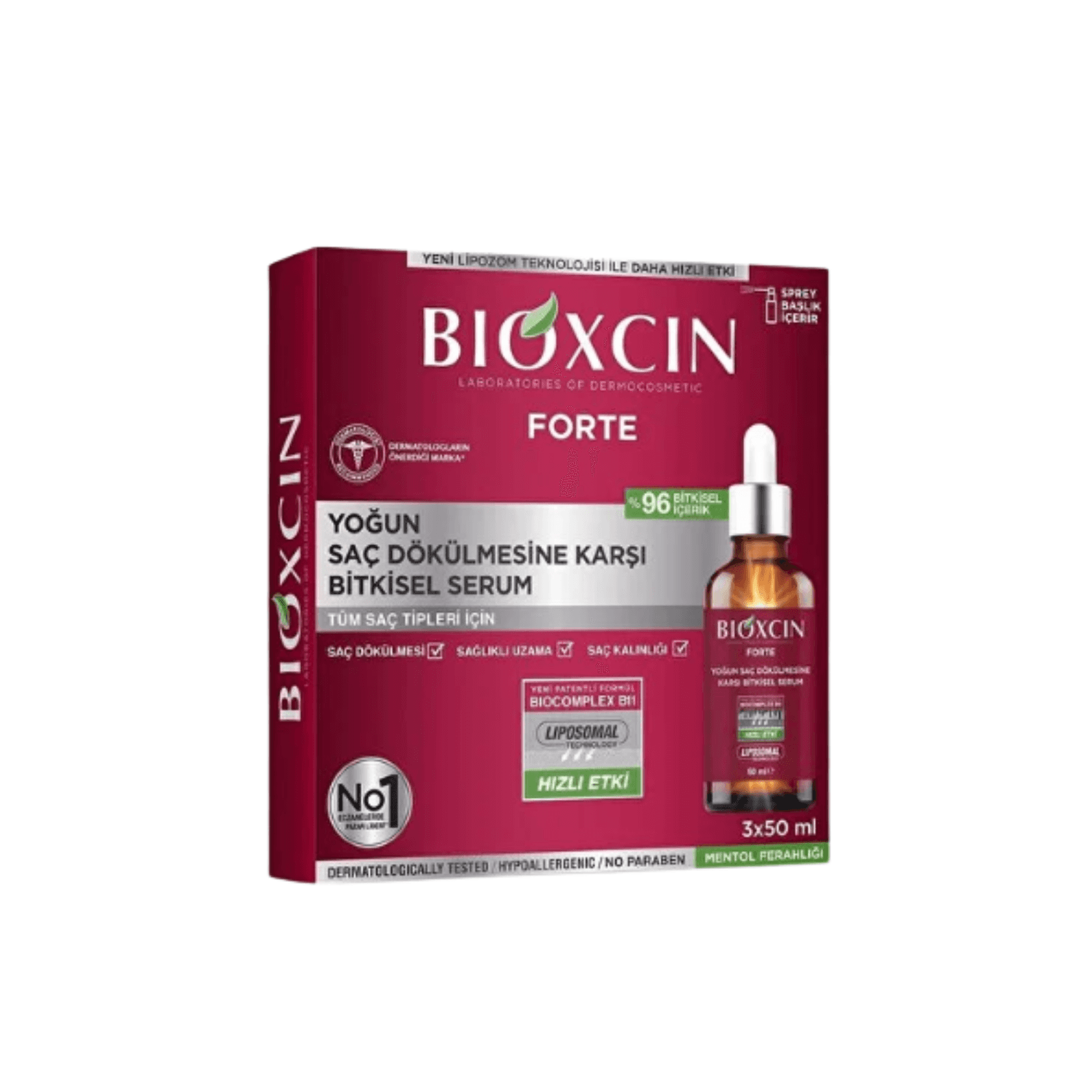 Bioxcin سيروم بيوكسين فورتيه 3 × 50 مل - 1