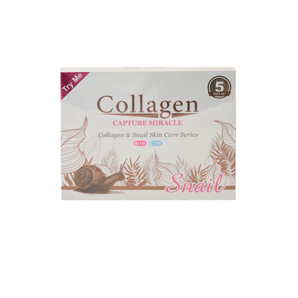 Cosmetic Solution مجموعة العناية بالبشرة بالكولاجين والحلزون خمسة منتجات من كوزماتك سوليوشن - 3