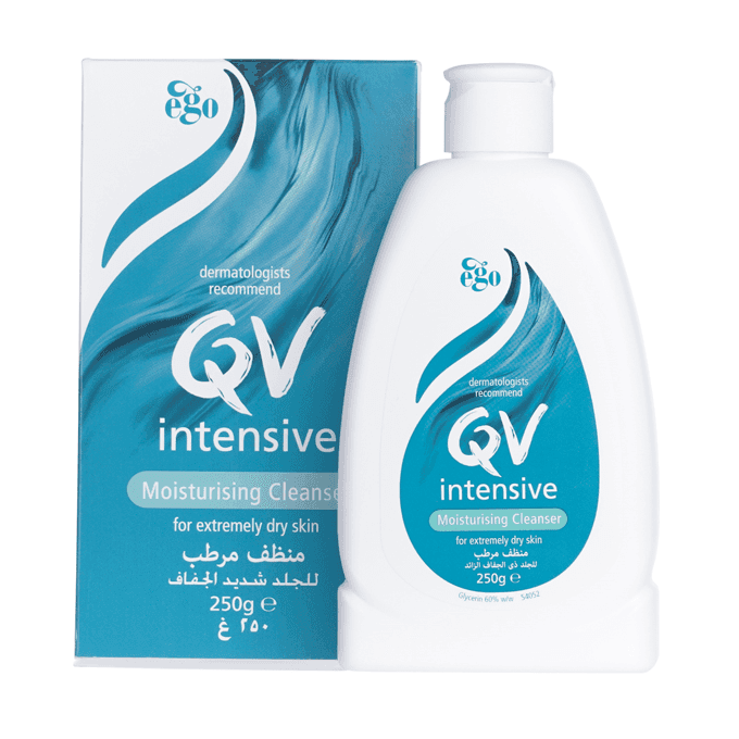 QV منظف مرطب للجلد شديد الجفاف من كيوفي 250 جرام - 2