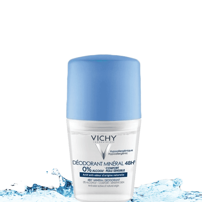 Vichy مزيل عرق فيشي رول أون معدني يدوم 48 ساعة 50 مل - 2