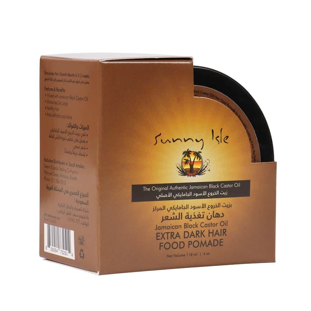 Sunny Isle دهان مغذي للشعر بزيت الخروع الأسود الجامايكي المركز من صنّي آيل 118 مل - 3