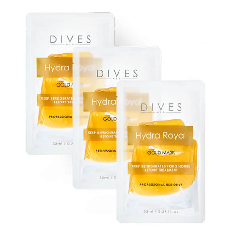 DIVES ماسك الذهب للنظارة الملكية هيدرا رويال بالكولاجين الطبيعي الغرواني من ديفيس 35 مل - 2
